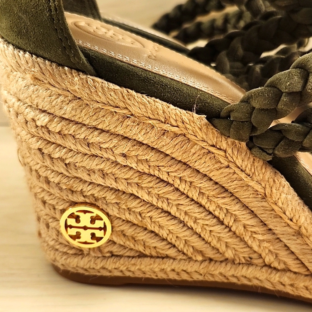 Tory Burch Green Suede Espidrilles - Picture 4 of 14